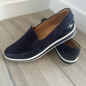 Women’s Navy Slip-On Casual Shoes